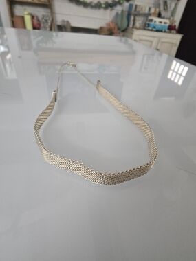 Pandora Sterling Silver Mesh Choker